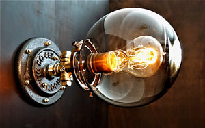 Edison bulb wall sconce