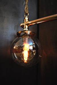 "The Rum Runner" Industrial Brass Edison Bulb Billiard Table Light - phoenixlighting